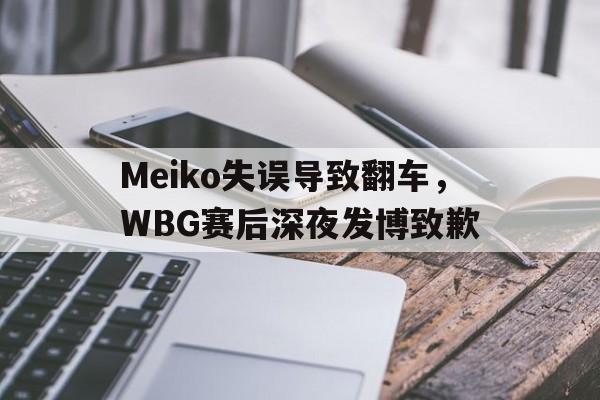 Meiko失误导致翻车，WBG赛后深夜发博致歉